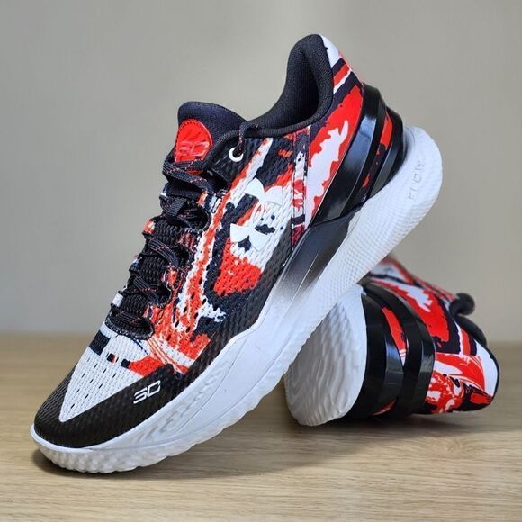 Under Armour Curry 2 Low Flotro Davidson PE Unreleased Shoes Women's 9 Black Red - Picture 2 of 15